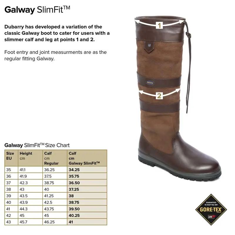 DUBARRY Galway SlimFit™ Country Boots - Walnut - Image 6