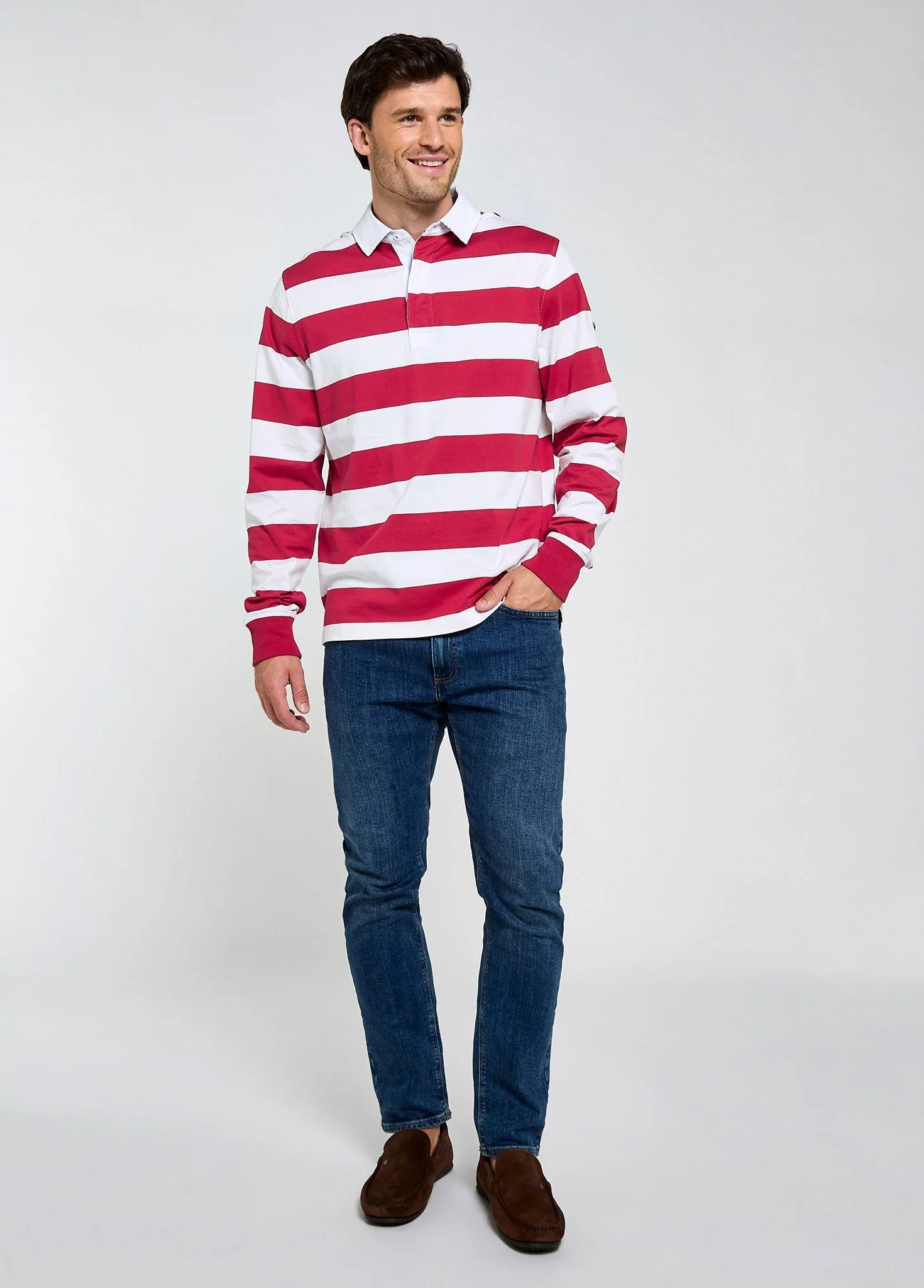 DUBARRY Goresbridge Rugby Top - Men's - Red Multi - Image 3