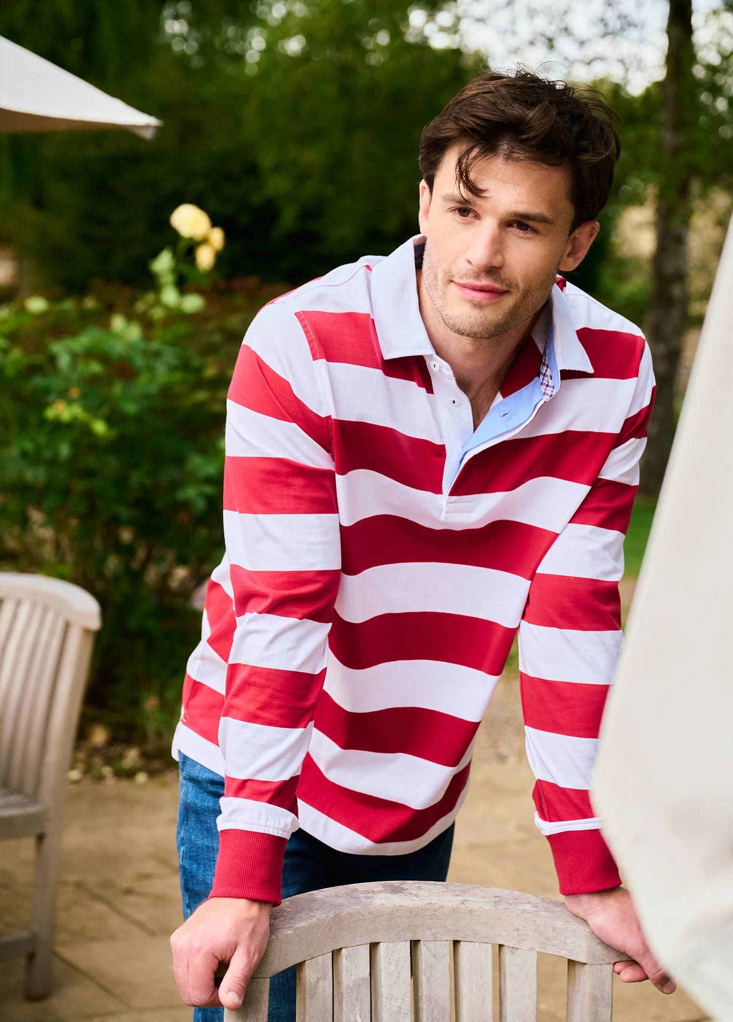 DUBARRY Goresbridge Rugby Top - Men's - Red Multi - Image 4