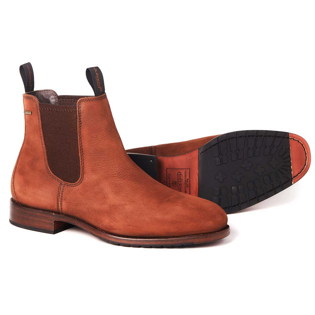 DUBARRY Kerry Chelsea Boots - Mens Gore-Tex Leather - Walnut - Image 4
