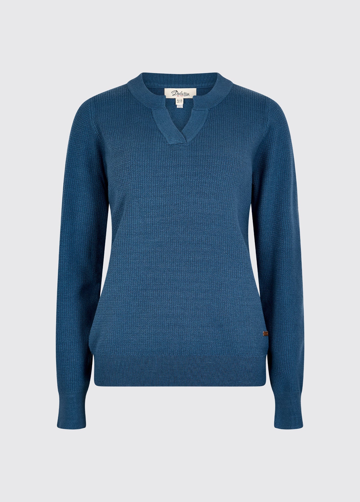 DUBARRY Kiltartan Textured Knitted Sweatshirt - Women's - Indigo - Image 2