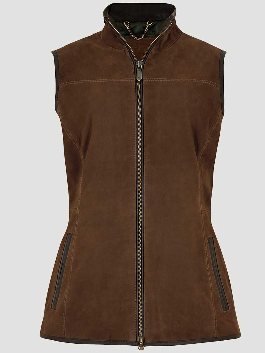 DUBARRY Kingston Leather Gilet - Women's - Walnut - Image 4