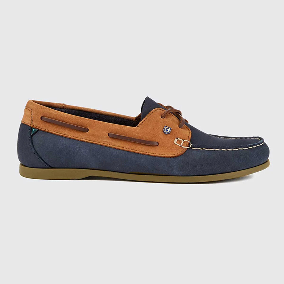 DUBARRY Ladies Aruba Deck Shoes - Denim & Tan - Image 3