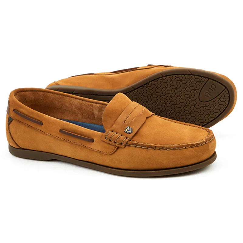 DUBARRY Ladies Belize Deck Shoes - Cognac - Image 2