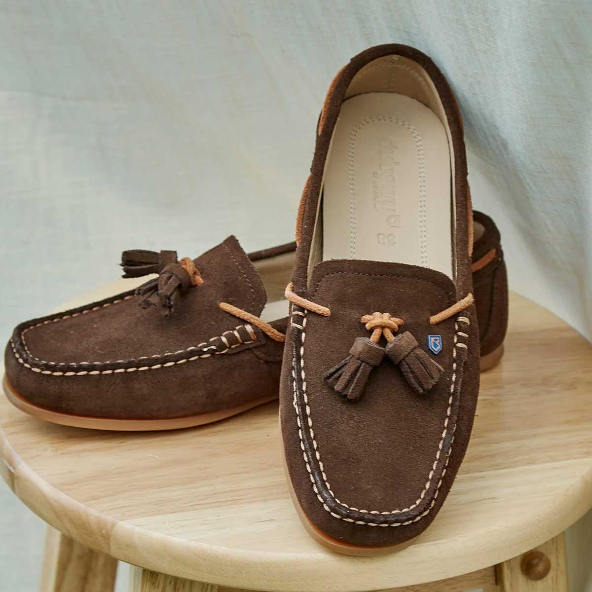 DUBARRY Ladies Jamaica Deck Shoes - Cigar - Image 2