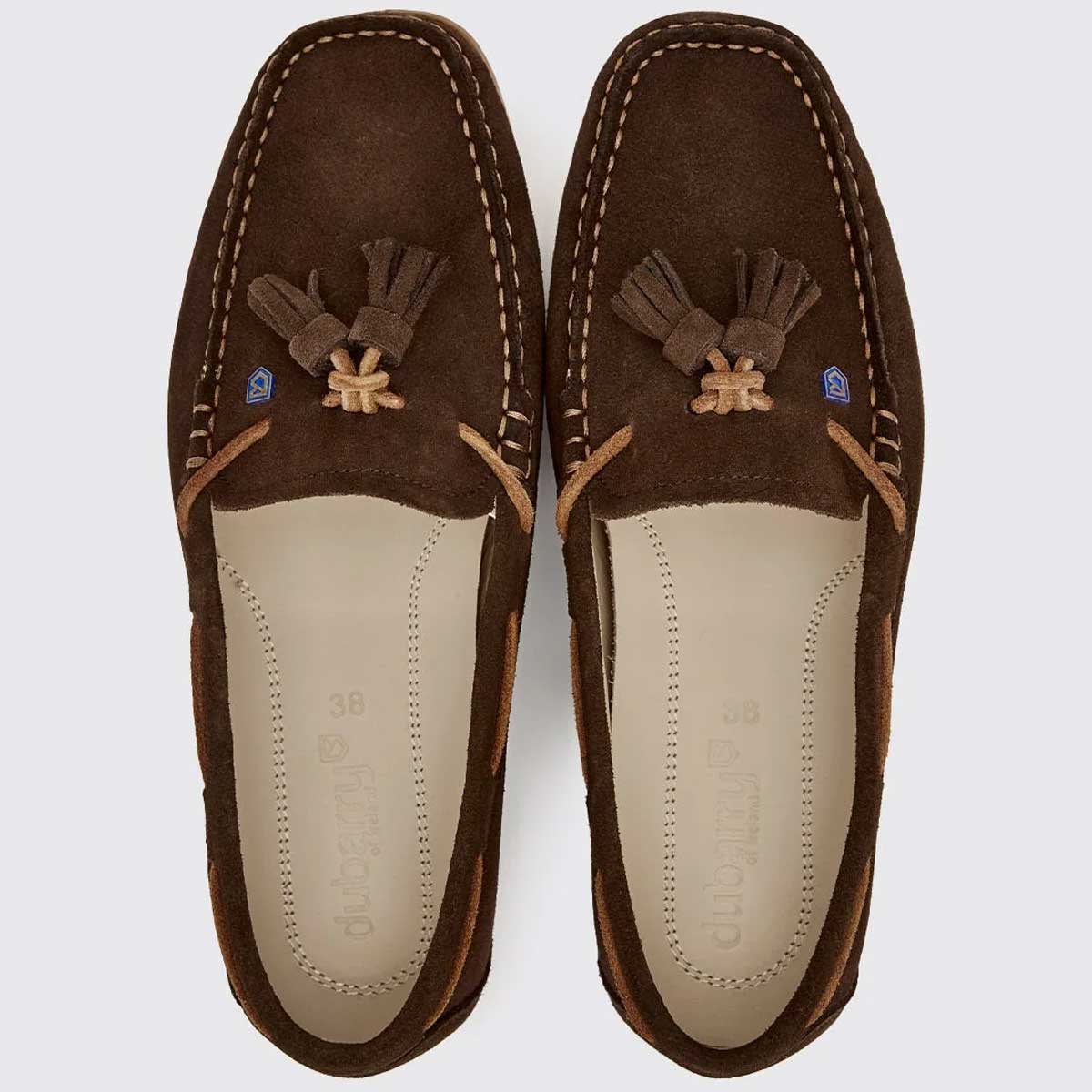 DUBARRY Ladies Jamaica Deck Shoes - Cigar - Image 4