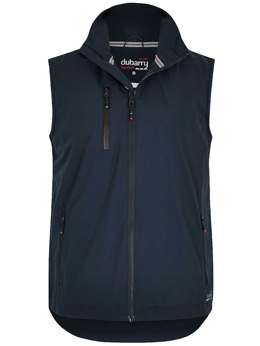 DUBARRY Lanzarote Unisex Fleece-Lined Technical Gilet - Navy - Image 3