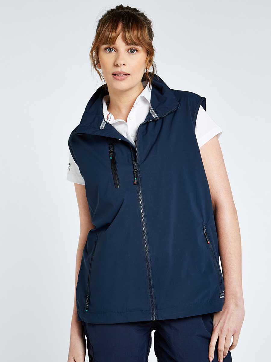 DUBARRY Lanzarote Unisex Fleece-Lined Technical Gilet - Navy - Image 4