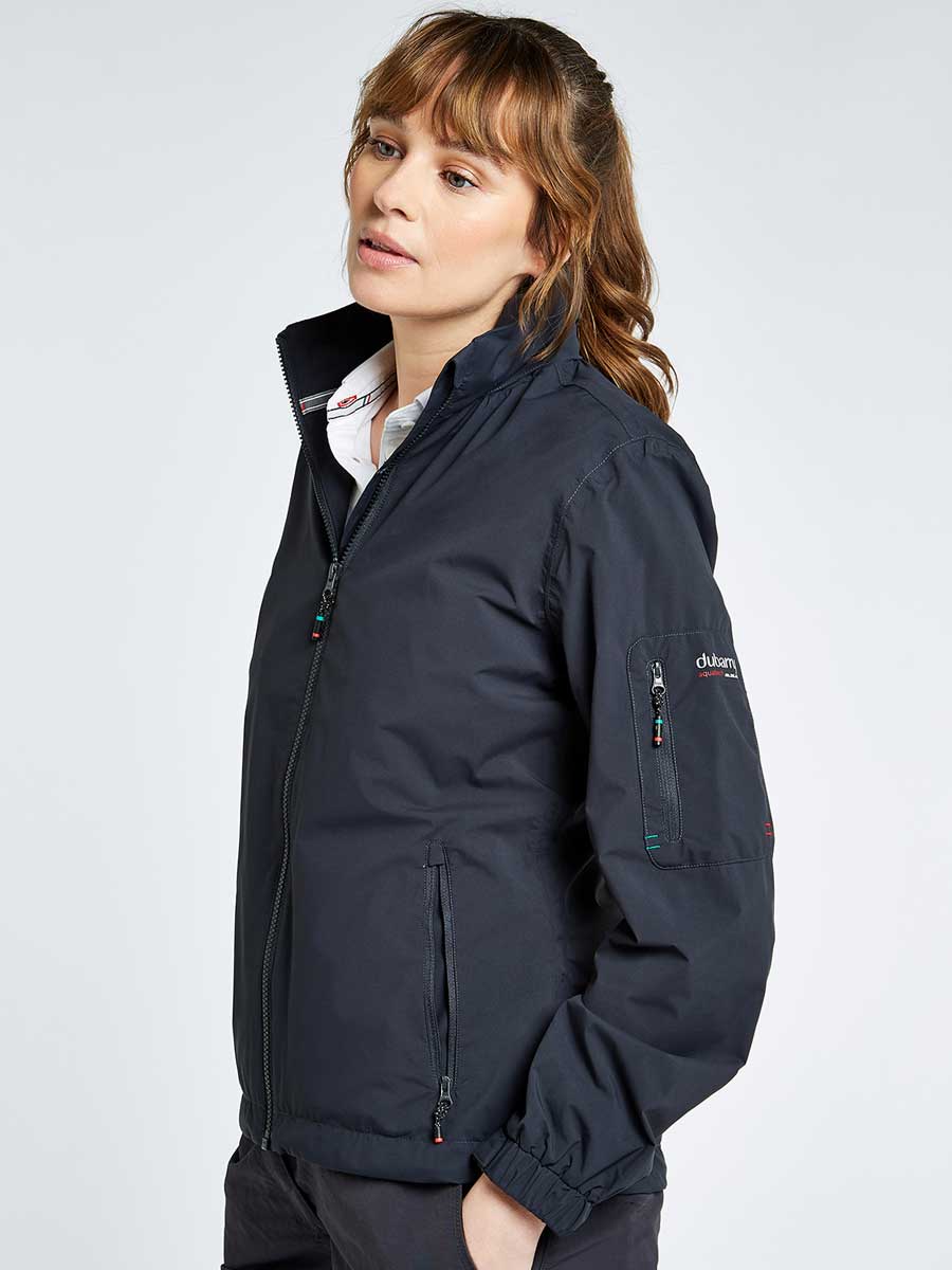 DUBARRY Livorno Womens Fleece-Lined Crew Jacket - Graphite - Image 6