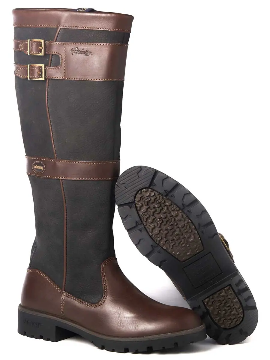DUBARRY Longford Country Boots - Black & Brown - Image 2