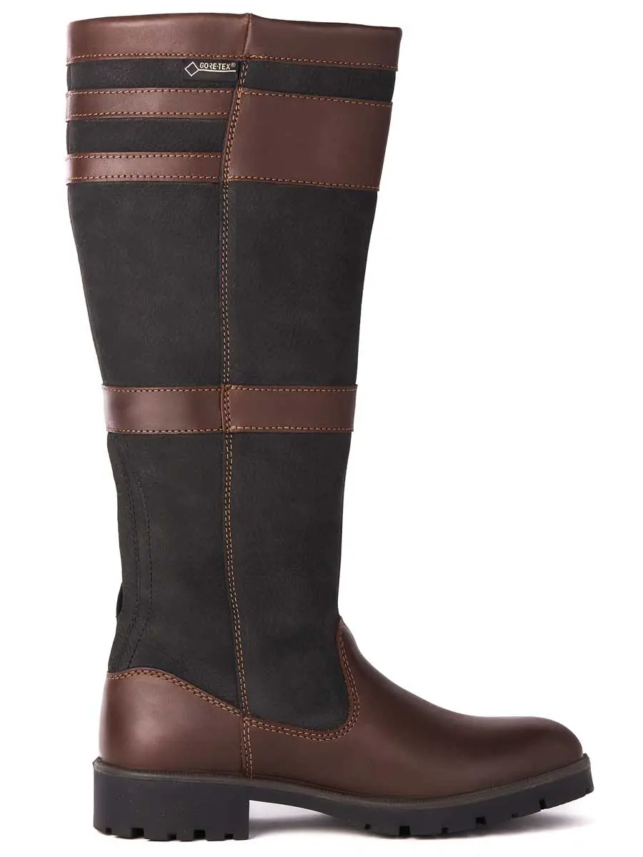 DUBARRY Longford Country Boots - Black & Brown - Image 4
