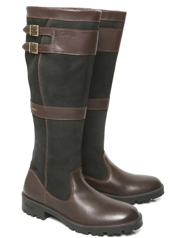 DUBARRY Longford Country Boots - Black & Brown - Image 5