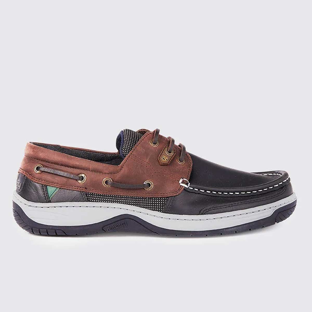 DUBARRY Men's Regatta Deck Shoes - Navy / Brown - Image 5