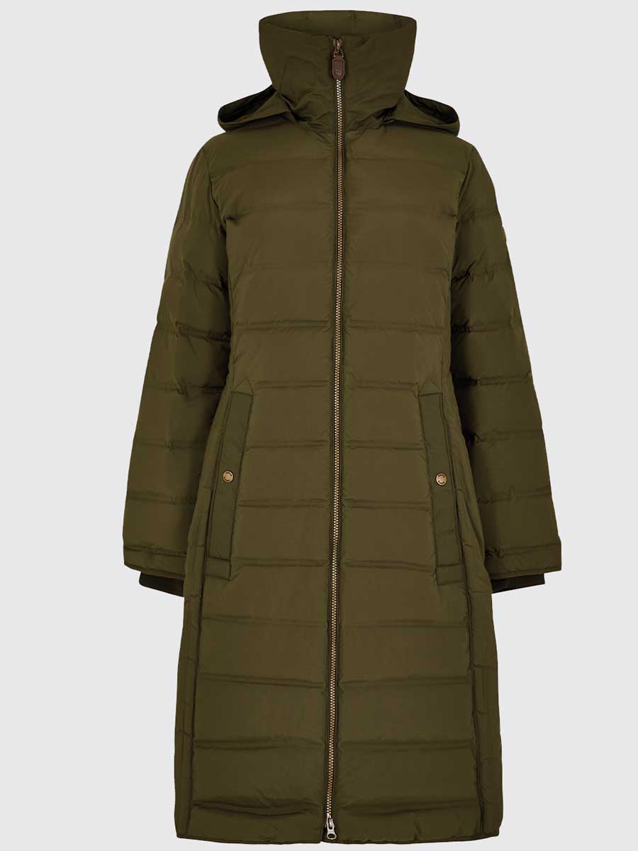 DUBARRY Meyers Women's Long Length Coat - Olive - Image 3