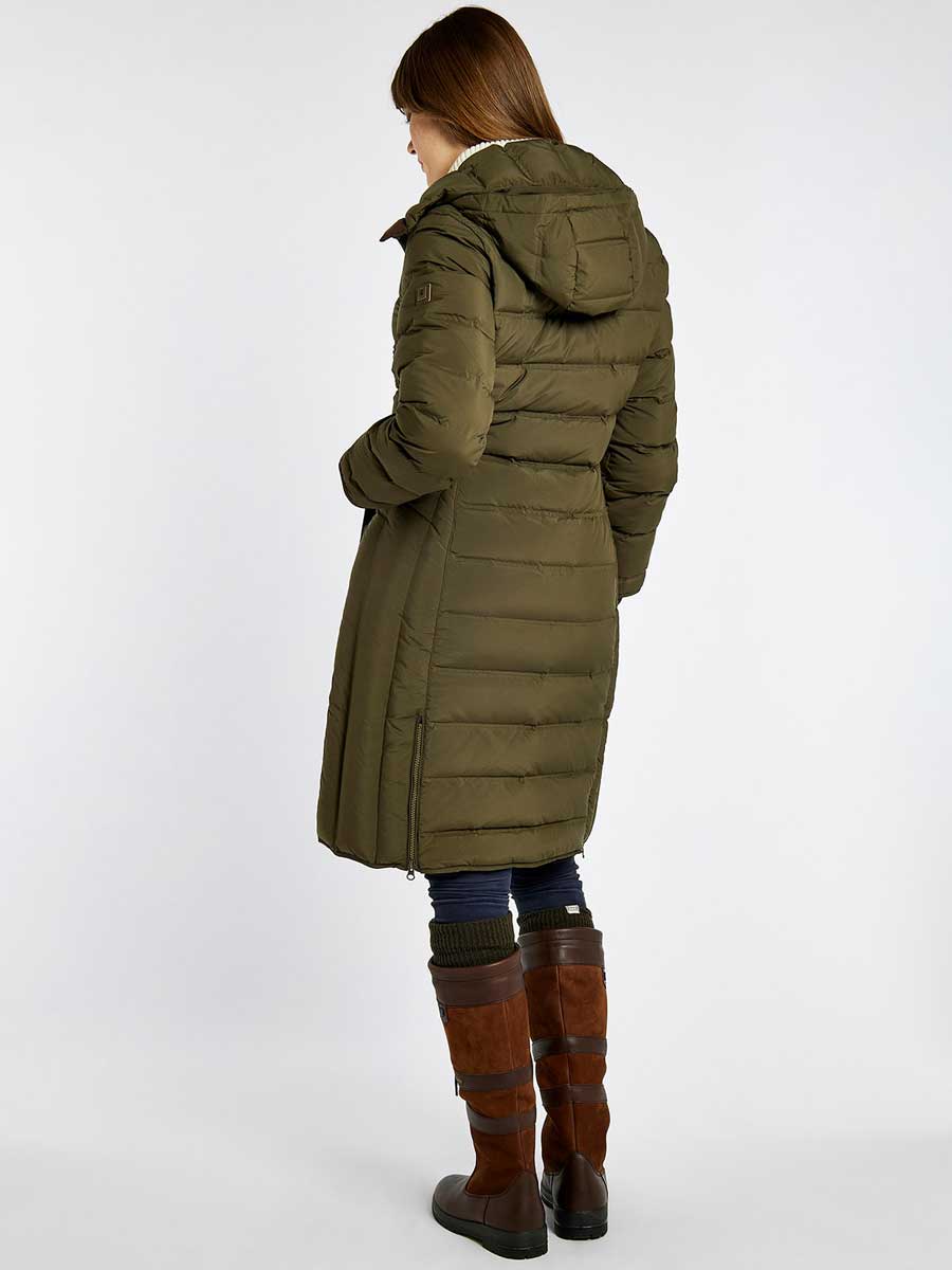 DUBARRY Meyers Women's Long Length Coat - Olive - Image 5