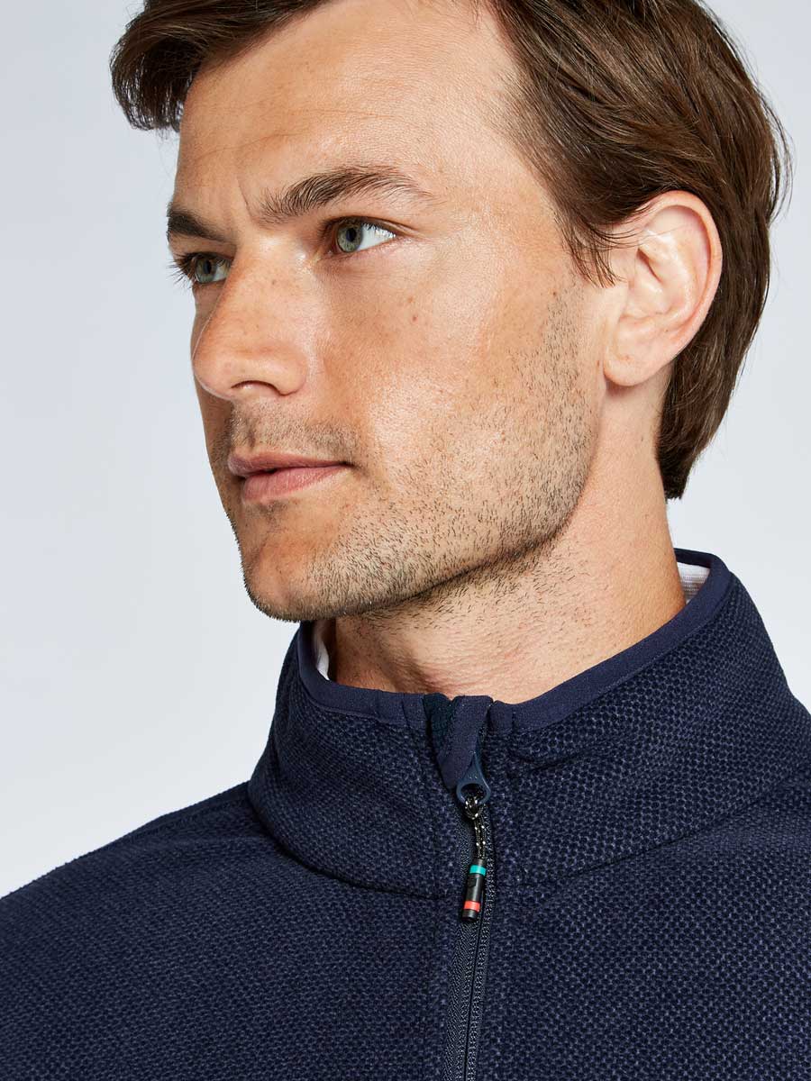 DUBARRY Mustique Mens Full-Zip Technical Fleece - Navy - Image 5