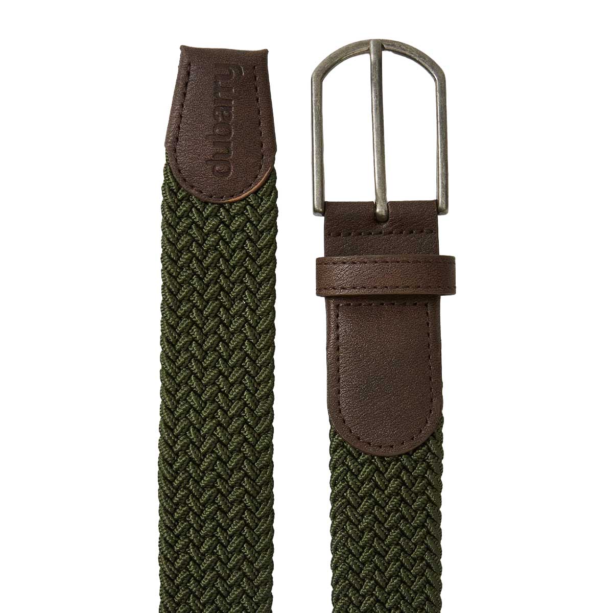 DUBARRY Oysterhaven Woven Belt - Olive - Image 2