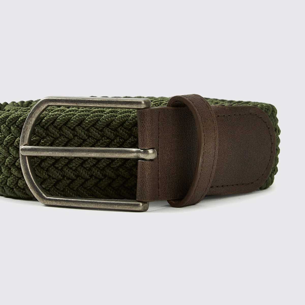 DUBARRY Oysterhaven Woven Belt - Olive - Image 3