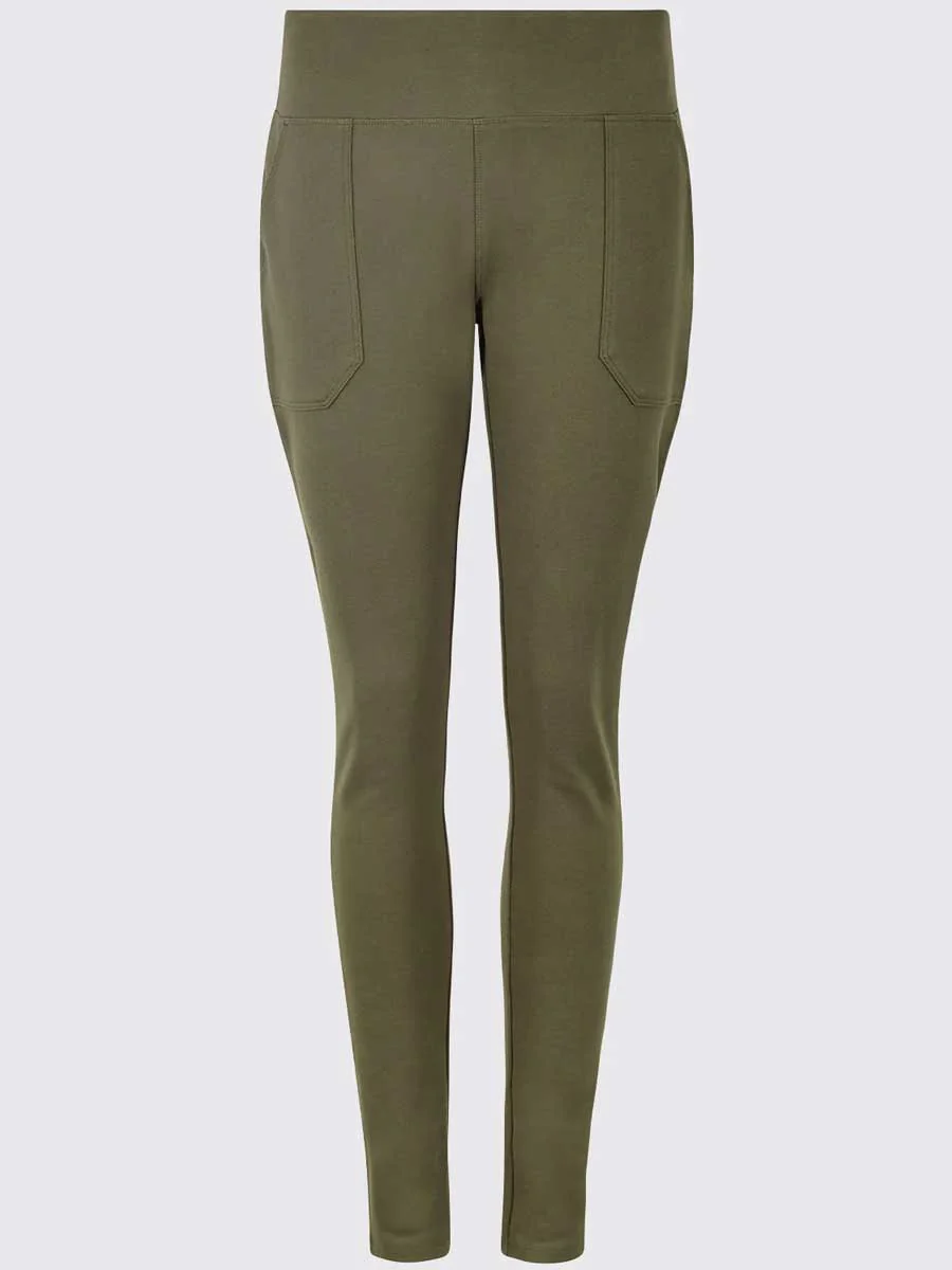 Dubarry Pepperwort Women's Water Repellent Leggings - Olive - Image 5