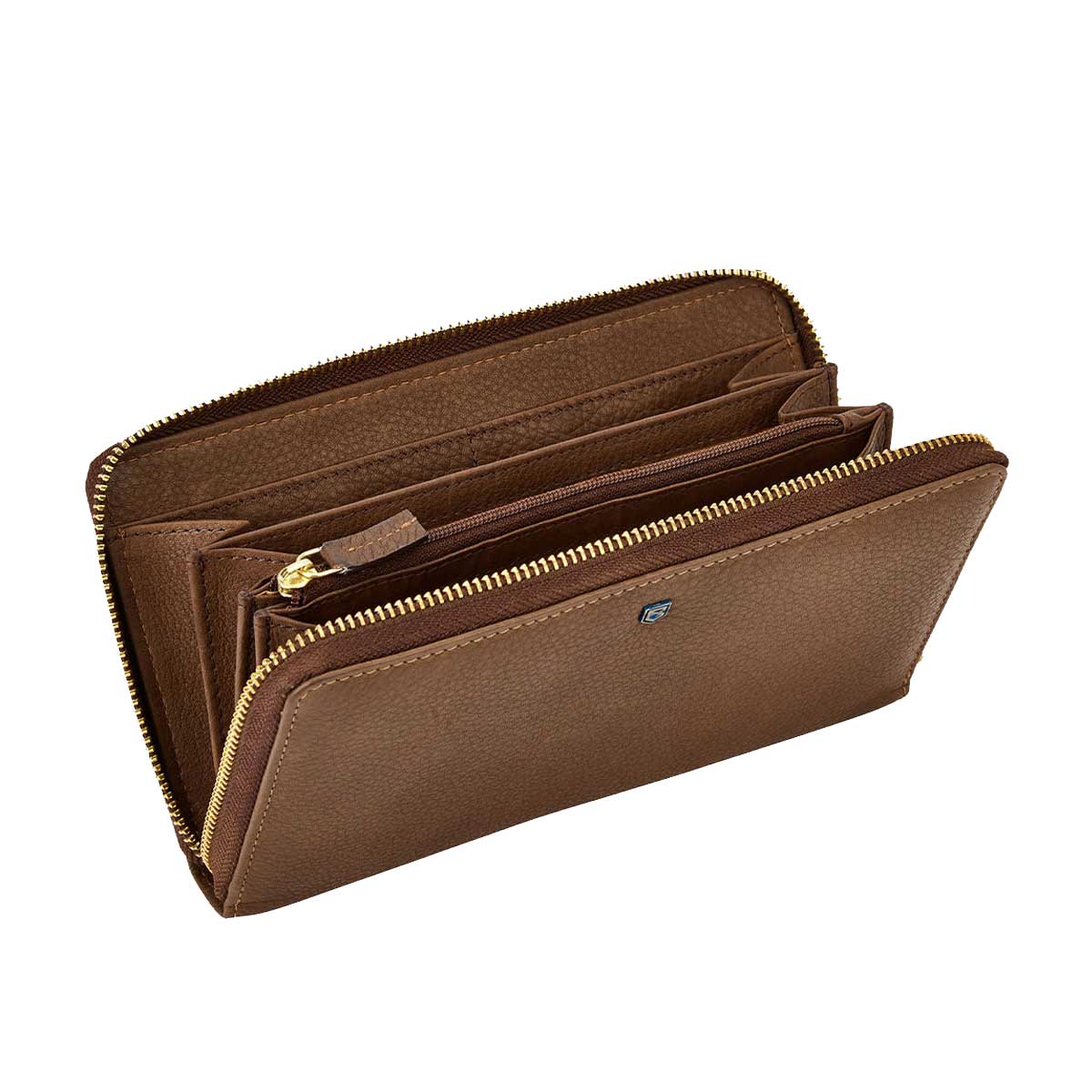 DUBARRY Portlick Women's Leather Wallet - Walnut - Image 2