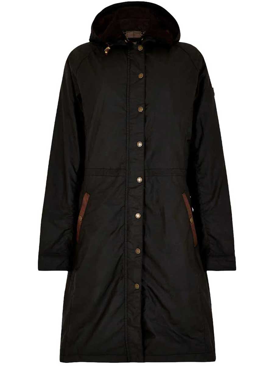 DUBARRY Redington Wax Coat - Women's - Black - Image 2