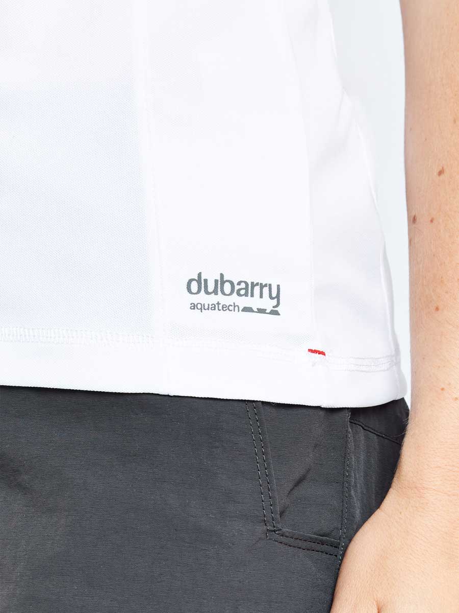 DUBARRY Riviera Womens Short-Sleeve Technical Polo - White - Image 2
