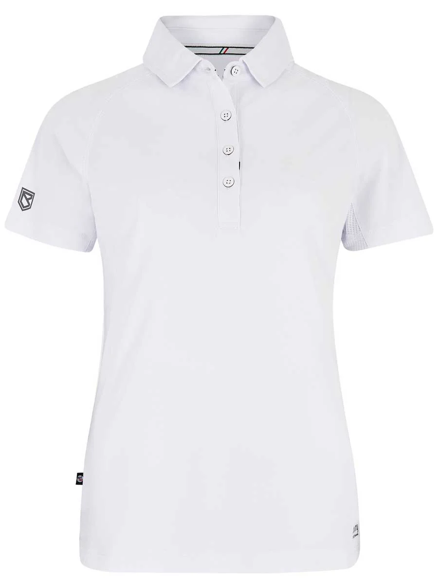 DUBARRY Riviera Womens Short-Sleeve Technical Polo - White - Image 3