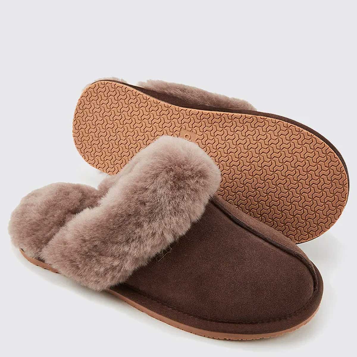 DUBARRY Rockmill Women's Mule Slippers - Cigar - Image 3