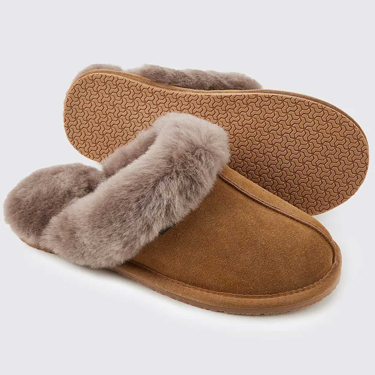 DUBARRY Rockmill Women's Mule Slippers - Sand Suede - Image 3