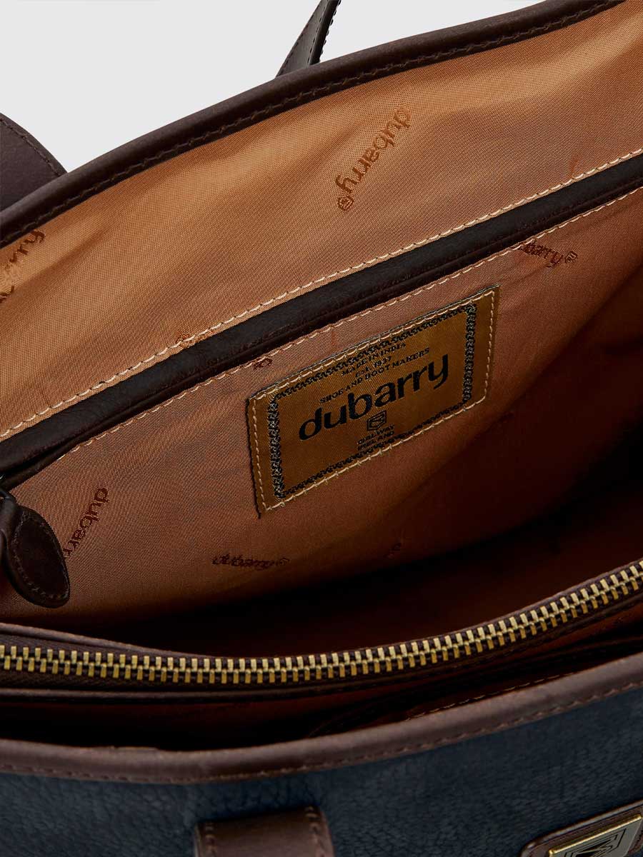 DUBARRY Rosemount Tote Bag - Womens - Navy / Brown - Image 4