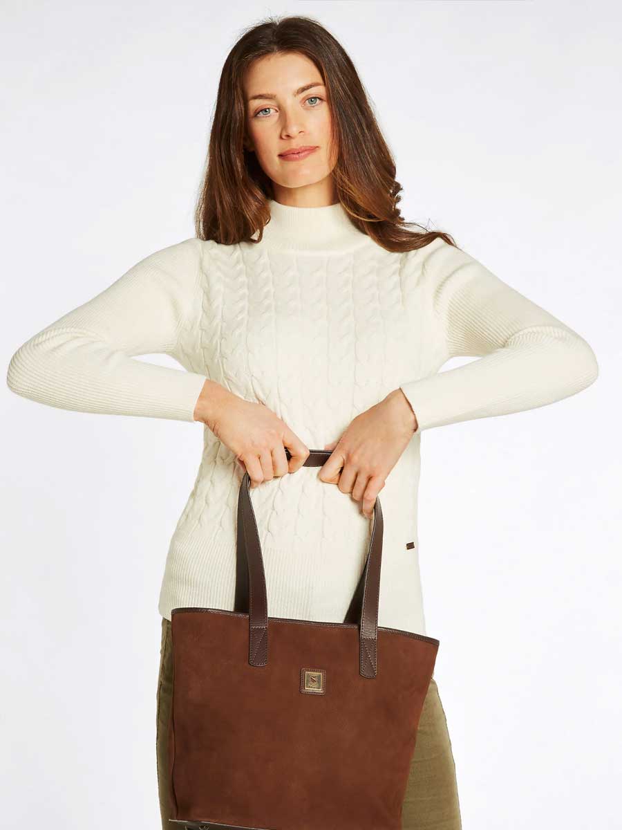DUBARRY Rosemount Tote Bag - Womens - Walnut - Image 4