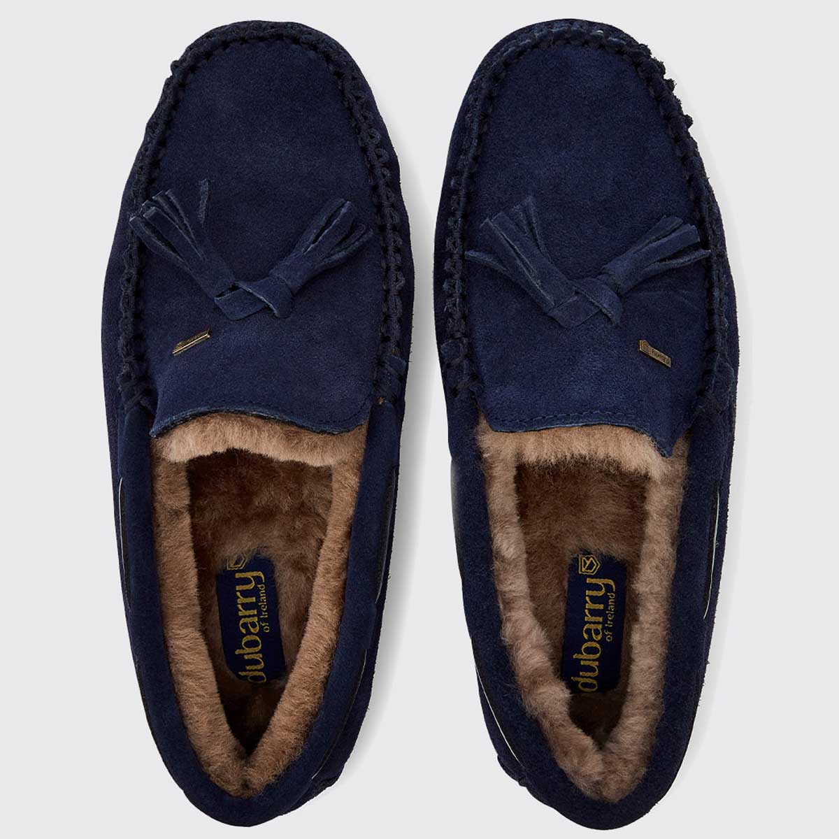 DUBARRY Rosslare Moccasin Slippers - Women's - Navy - Image 3