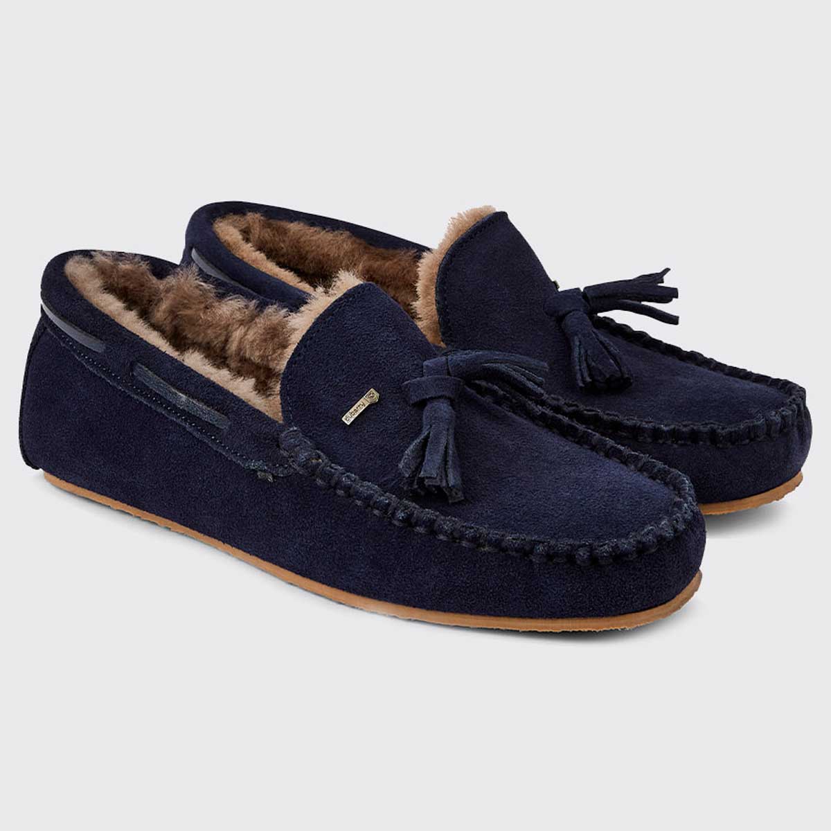 DUBARRY Rosslare Moccasin Slippers - Women's - Navy - Image 5