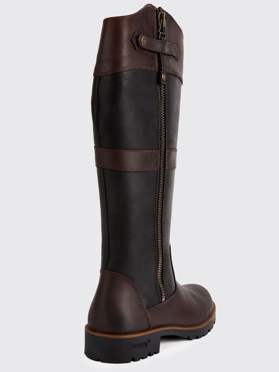 DUBARRY Roundstone Womens Country Boots - Black / Brown - Image 5