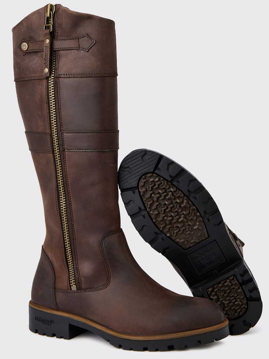 DUBARRY Roundstone Womens Country Boots - Old Rum - Image 5