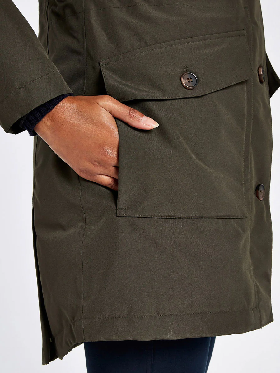 DUBARRY Sandford Waterproof Parka - Women's - Ivy - Image 6