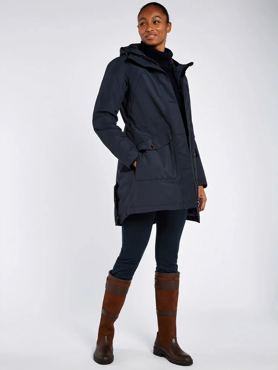 DUBARRY Sandford Waterproof Parka - Women's - Navy - Image 3