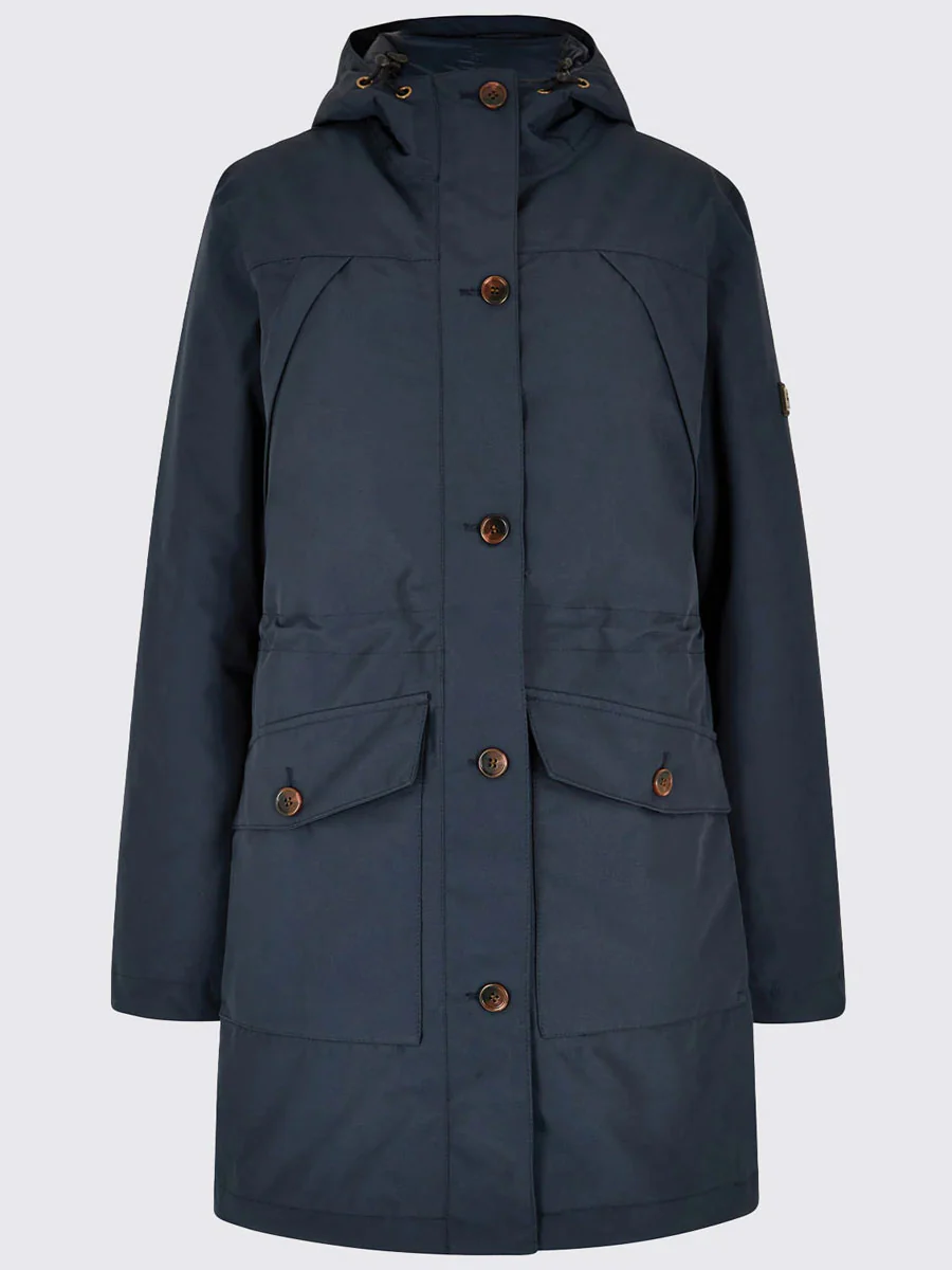 DUBARRY Sandford Waterproof Parka - Women's - Navy - Image 4