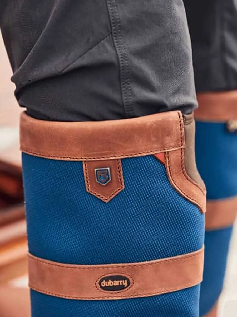 DUBARRY Shamrock Sailing Boots - Navy & Brown - Image 3