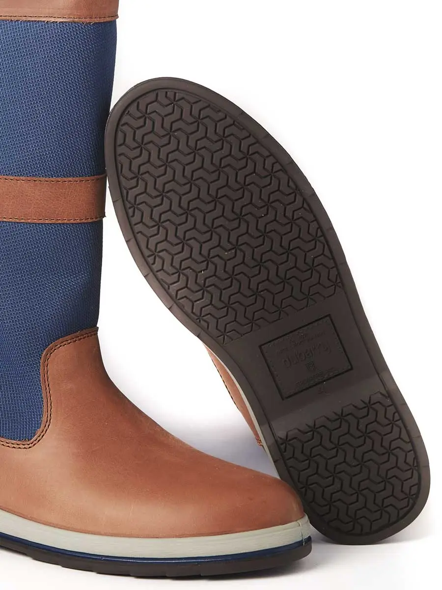 DUBARRY Shamrock Sailing Boots - Navy & Brown - Image 4