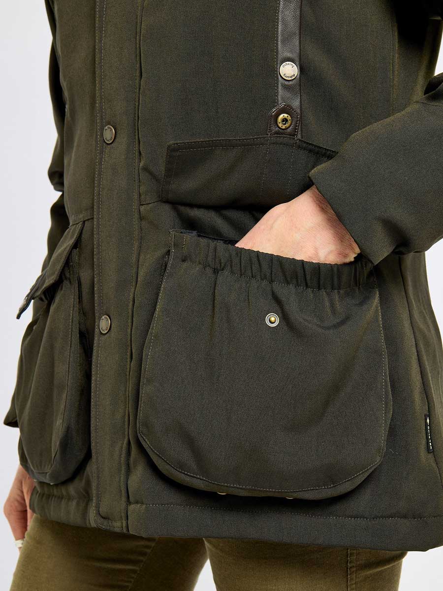 DUBARRY Sherwood Waterproof Jacket - Women's - Olive - Image 3
