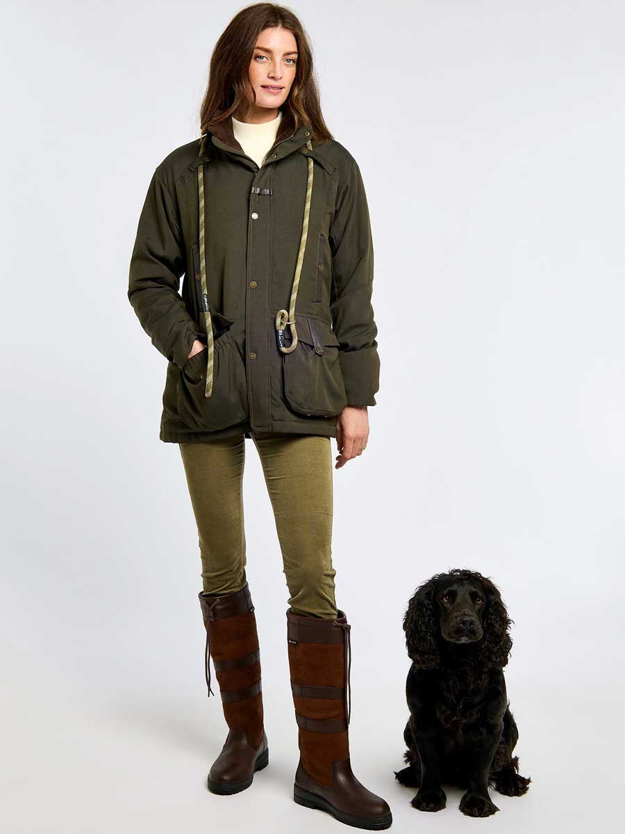 DUBARRY Sherwood Waterproof Jacket - Women's - Olive - Image 4