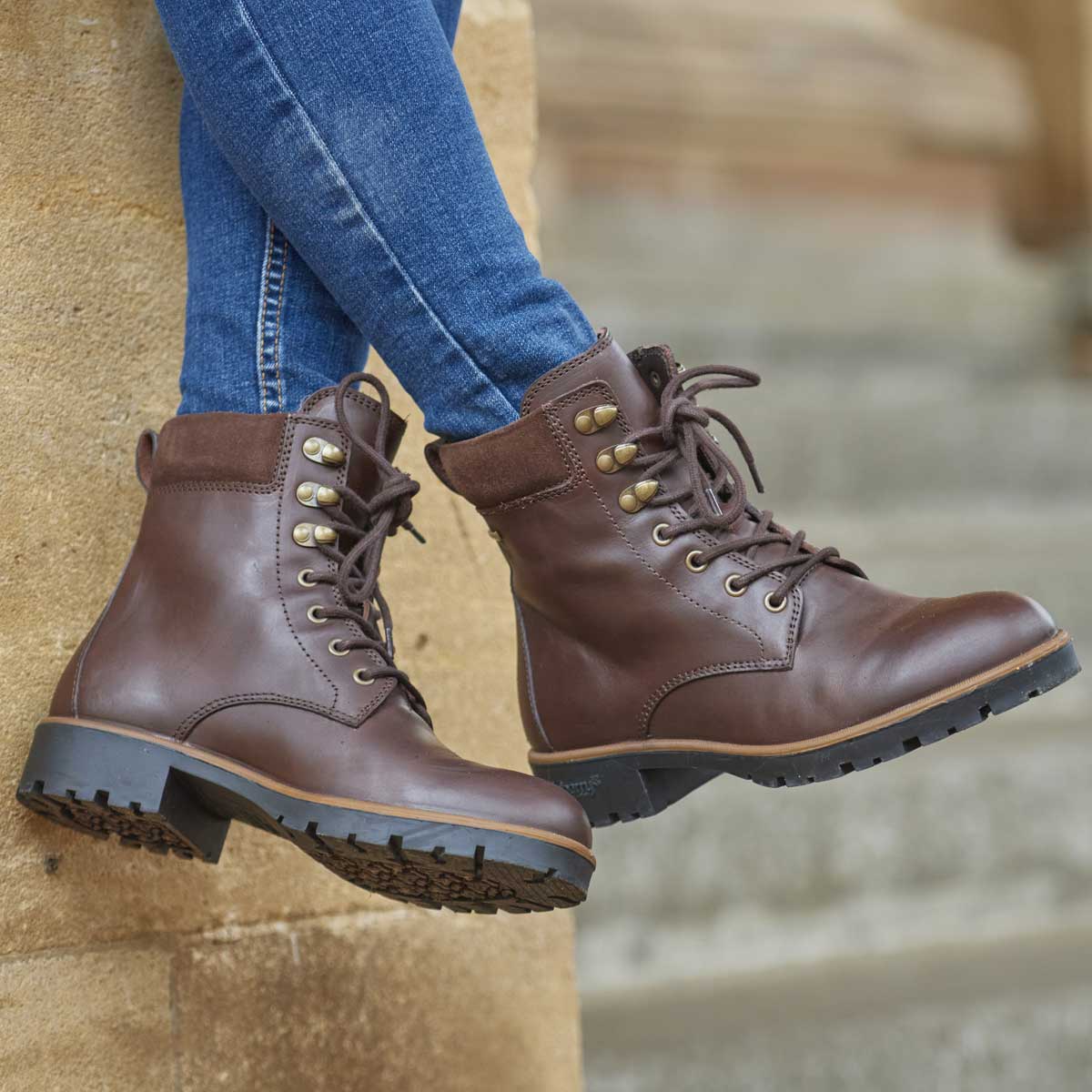 DUBARRY Strokestown Hiking Style Boots - Womens - Mahogany - Image 2