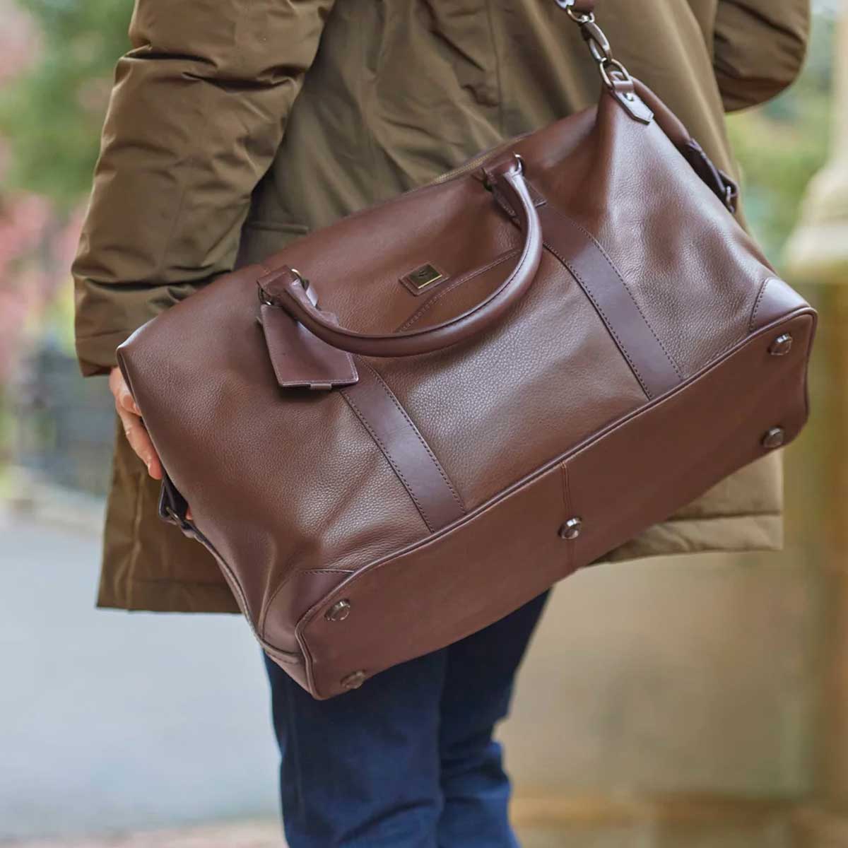 DUBARRY Tollymore Leather Holdall - Walnut - Image 2