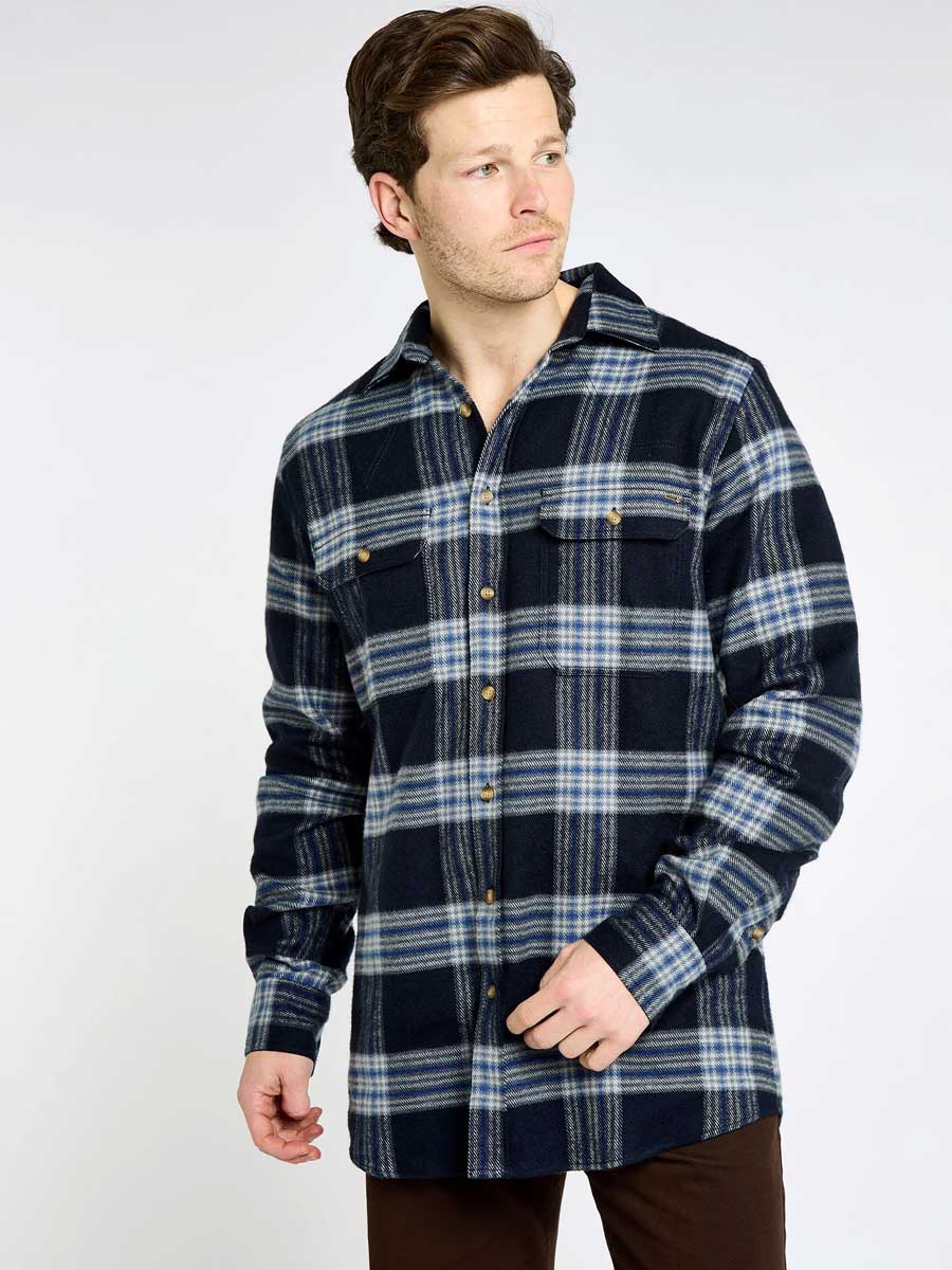 50% OFF DUBARRY Townley Country Check Shirt - Men's - Indigo - Size: SMALL - Image 5
