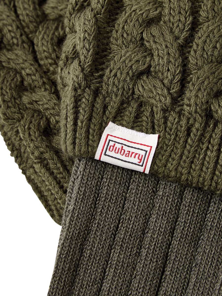 DUBARRY Trinity Knee Length Socks - Olive - Image 2