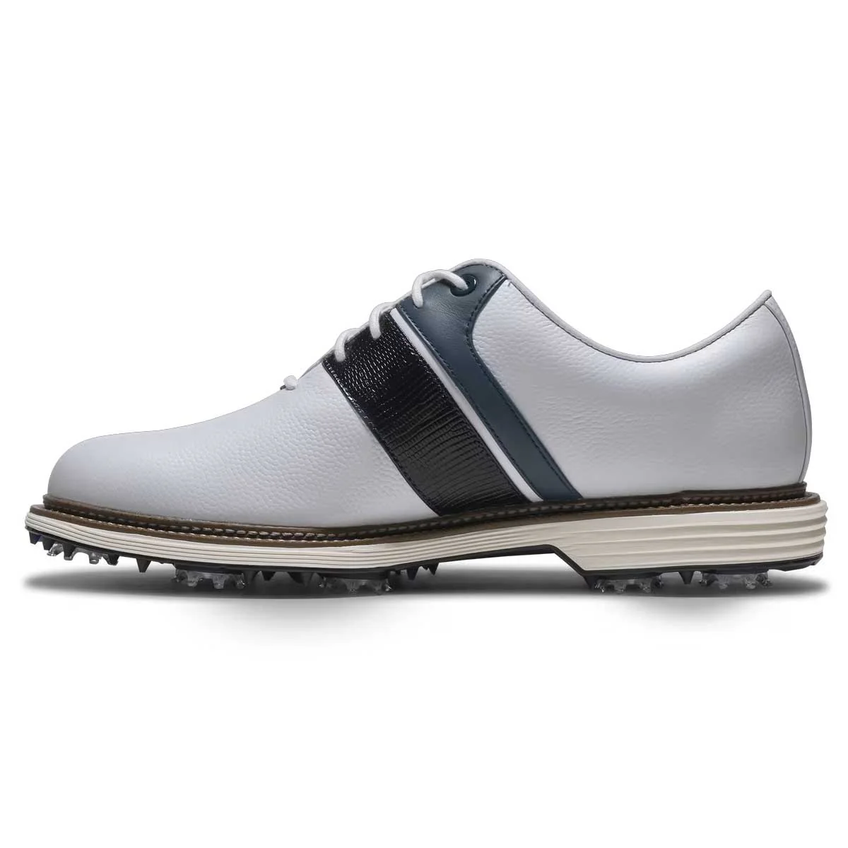 FOOTJOY Premiere Series Packard Golf Shoes - Mens - White & Navy - Image 3