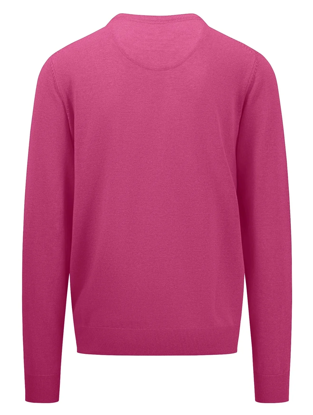 FYNCH HATTON Crew Neck Sweater - Men's Fine Knit – Malaga - Image 3