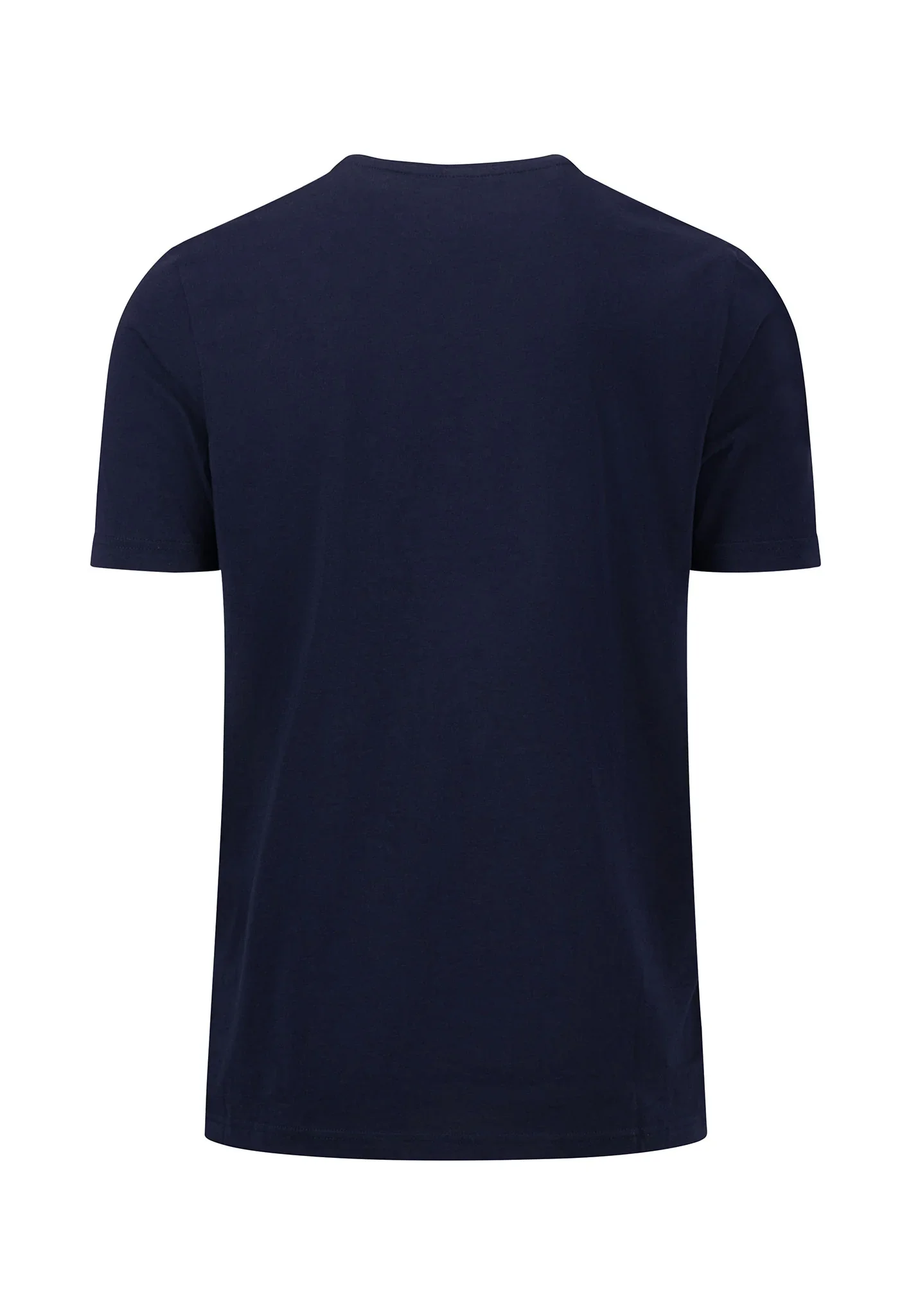 FYNCH HATTON T-Shirt - Men's Round Neck – Navy - Image 3