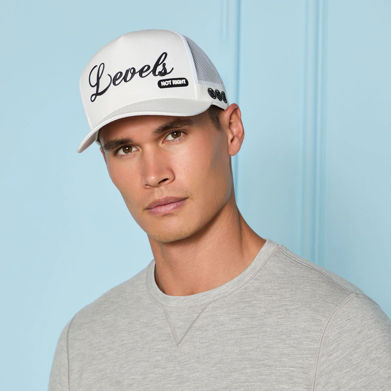 G/FORE Daily Levels Tall Trucker Cap - Snow - Image 2
